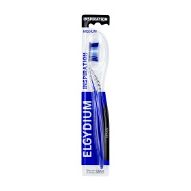 Elgydium Inspiration Medium 1/12 Οδοντόβουρτσα Μέτρια Χρώμα Λευκό & Μπλε 1 Τεμάχιο