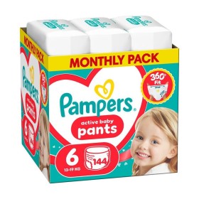 Pampers Pants 6 (13kg-19kg)Πάνες Βρακάκι 144 Τεμάχια [Monthly Pack]