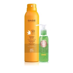 BABE LABORATORIOS Promo Transparent Sunscreen Wet Skin SPF50 Body Sunscreen 200ml & Gift Aloe Vera Gel Rejuvenating Aloe Gel 90ml