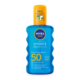 Nivea Sun Protect & Dry Touch Invisible Spf50 Διάφανο Αντηλιακό Spray Προσώπου & Σώματος 200ml Nivea Sun Protect & Dry Touch Invisible Spf50 Διάφανο Αντηλιακό Spray Προσώπου & Σώματος 200ml