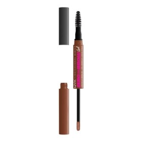 NYX PROFESSIONAL MAKE UP Zero to Brow Longwear Gel Φρυδιών Auburn Διπλό Απλικατέρ Φρυδιών 2ml