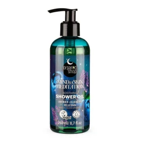 Organic Shop Deep Dreamy Night Mind & Skin Meditation Χαλαρωτικό Έλαιο Ντους 260ml