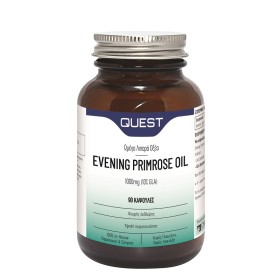 QUEST Evening Primrose Oil 1000mg Συμπλήρωμα με Νυχτολούλουδο για τις Γυναικείες Ορμονικές Ανάγκες 90 Κάψουλες