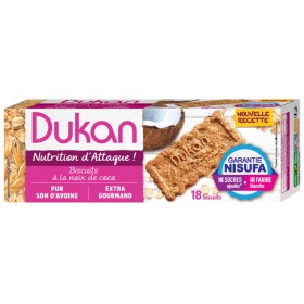 Dukan Μπισκότα Βρώμης με Γεύση Καρύδα 225g Dukan Μπισκότα Βρώμης με Γεύση Καρύδα 225g
