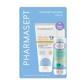 Pharmasept Promo Mineral Suncare Baby Heliodor Sun Cream Βρεφικό Αντηλιακό για Πρόσωπο & Σώμα SPF50 100ml & Δώρο Baby Care Mild Bath Απαλό Βρεφικό Αφρόλουτρο για Σώµα & Μαλλιά 100ml Pharmasept Promo Mineral Suncare Baby Heliodor Sun Cream Βρεφικό Αντηλιακό για Πρόσωπο & Σώμα SPF50 100ml & Δώρο Baby Care Mild Bath Απαλό Βρεφικό Αφρόλουτρο για Σώµα & Μαλλιά 100ml