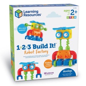 Learning Resources 123 Robot Factory Παιχνίδι Συναρμολόγησης από 2+ Ετών