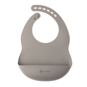 Eco Rascals Silicone Σαλιάρα Σιλικόνης Grey 1 Τεμάχιο