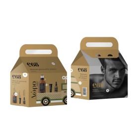 E68 Promo Men Skin Care Radiant Smooth Αντιγηραντική Κρέμα Προσώπου για Άνδρες 50ml & Intense Recovery Καταπραϋντικό Λάδι Γενειάδας & Μαλλιών 30ml & Δώρο Energy Boost Ανδρικό Αφρόλουτρο 300ml