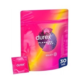 DUREX Pleasure Max Regular Fit Προφυλακτικά με Κουκίδες & Ραβδώσεις 30 Τεμάχια