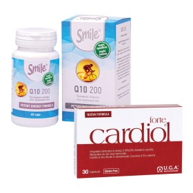 Smile Promo Q10 200mg για Ενδυνάμωση του Καρδιαγγειακού & Ανοσοποιητικού Συστήματος 60 Κάψουλες & Uga Cardiol Forte Nf για την Λειτουργία της Καρδιάς 30 Κάψουλες Smile Promo Q10 200mg για Ενδυνάμωση του Καρδιαγγειακού & Ανοσοποιητικού Συστήματος 60 Κάψουλες & Uga Cardiol Forte Nf για την Λειτουργία της Καρδιάς 30 Κάψουλες