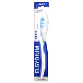 ELGYDIUM Basic Souple Soft Οδοντόβουρτσα Άσπρο & Μπλε 1 Τεμάχιο