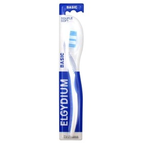 Elgydium Basic Souple Soft Οδοντόβουρτσα Άσπρο & Μπλε 1 Τεμάχιο