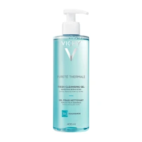 Vichy Purete Thermale Gel Καθαρισμού Προσώπου & Ματιών 400ml