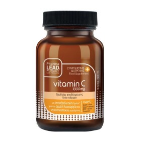 PHARMALEAD Vitamin C 1000mg με Βιταμίνη C για την Ομαλή Λειτουργία του Ανοσοποιητικού Συστήματος 30 Κάψουλες