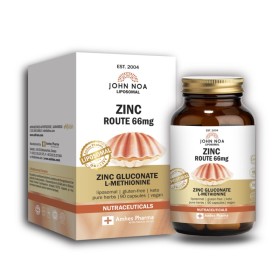 John Noa Liposomal Zinc Route 66mg με Ψευδάργυρο Λιποσωμιακό 90 Φυτικές Κάψουλες