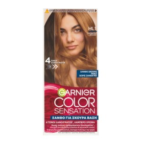 Garnier Color Sensation Hair Color Kit Βαφή Μαλλιών HL1 Ξανθό Σκούρο Μπεζ 1 Τεμάχιο