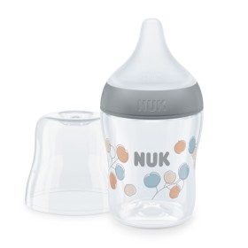Nuk Perfect Match Μπιμπερό Πλαστικό 0m+ με Δείκτη Ελέγχου Θερμοκρασίας Mικρής Οπής Πολύχρωμα Κλαδιά 150ml