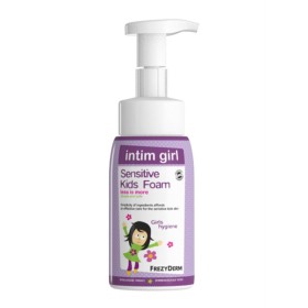 Frezyderm Sensitive Kids Intim Girl Foam Αφρός Καθαρισμού για την Καθημερινή Υγιεινή της Ευαίσθητης Περιοχής κατά τη Νεογνική Παιδική & Προεφηβική Ηλικία 250ml