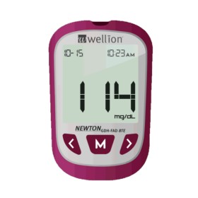 Wellion Newton GDH-FAD Μετρητής Γλυκόζης Αίματος 1 Τεμάχιο Wellion Newton GDH-FAD Μετρητής Γλυκόζης Αίματος 1 Τεμάχιο