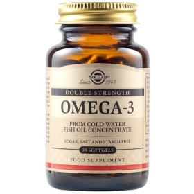 SOLGAR Omega-3 Double Strength 30 Μαλακές Κάψουλες