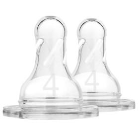 Dr. Browns Natural Flow Options+ Level 4 Silicone Teat Θηλή Σιλικόνης Γρήγορης Ροής με Στενό Λαιμό 9m+ 2 Τεμάχια Dr. Browns Natural Flow Options+ Level 4 Silicone Teat Θηλή Σιλικόνης Γρήγορης Ροής με Στενό Λαιμό 9m+ 2 Τεμάχια