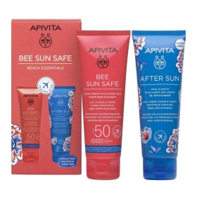 APIVITA Promo Bee Sun Safe Face & Body Milk SPF50 Αντηλιακό Γαλάκτωμα για Πρόσωπο & Σώμα Travel Size 100ml & After Sun Cool & Sooth Face & Body Gel-Cream 100ml