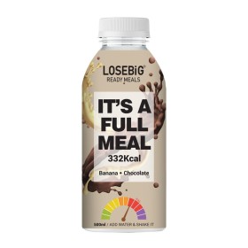 Losebig Its a Full meal Υγιεινό Γεύμα για τον Έλεγχο του Σωματικού Βάρους Banana - Chocolate 332Kcal 500ml