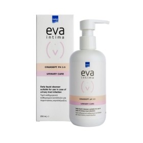 INTERMED Eva Intima Wash Cransept pH3.5 Υγρό Καθαρισμού για Αντιμετώπιση Επαναλαμβανόμενων Ουρολοιμώξεων 250ml