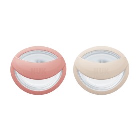 Nuk Mommy Feel Πιπίλες Σιλικόνης 0-9m Ροζ & Μπεζ 2 Τεμάχια [10.175.312]