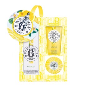 ROGER & GALLET Promo Cedrat Wellbeing Fragrant Water Women's Perfume 100ml & Shower Gel 50ml & Gift Body Soap Bar Refreshing Herbal Body Soap 50g