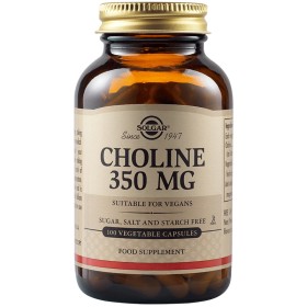 SOLGAR Choline 350μg 100 Φυτικές Κάψουλες
