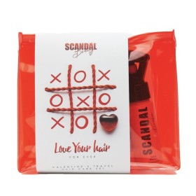 Scandal Beauty Promo Valentine Hair Travel Heat Protection Spray Προστασίας από τη Θερμότητα για Μαλλιά 35ml & Smooth Silk Μάσκα Μαλλιών 80ml & Keratin Leave-in 35ml