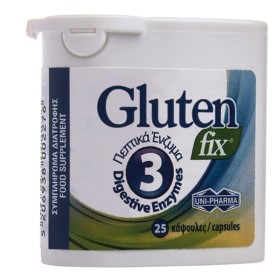 Uni-Pharma Gluten Fix 25 Κάψουλες Uni-Pharma Gluten Fix 25 Κάψουλες