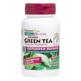 NATURES PLUS Green Tea Exten. Release 750mg Φόρμουλα με Πράσινο Τσάϊ με Αντιοξειδωτική Δράση 30 Ταμπλέτες