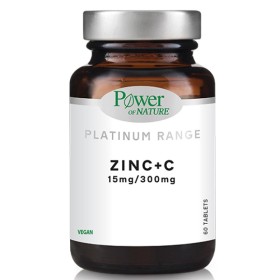 Power Health Platinum Zinc+c για το Ανοσοποιητικό 60 Κάψουλες