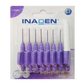 Inaden Interdental Brush 1.1mm Μωβ Μεσοδόντια Βουρτσάκια 8 Τεμάχια