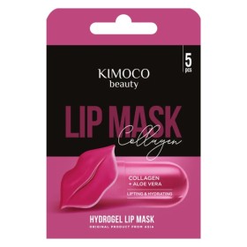 Kimoco Beauty Hydrogel Collagen & Aloe Vera Lip Mask Μάσκα Χειλιών για Σύσφιξη & Ενυδάτωση 5 Τεμάχια Kimoco Beauty Hydrogel Collagen & Aloe Vera Lip Mask Μάσκα Χειλιών για Σύσφιξη & Ενυδάτωση 5 Τεμάχια