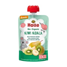 Holle Bio-Organic Kiwi Koala Πουρεδάκι Φρούτων με Αχλάδι & Μπανάνα & Ακτινίδιο από 8m+ 100g