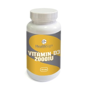 HEALTH SIGN Vitamin D3 2000IU 120 Ταμπλέτες
