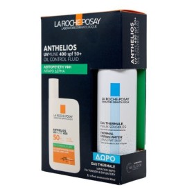 LA ROCHE POSAY Promo Anthelios UVmune 400 Face Sunscreen for Oily Skin SPF50+ 50ml & Thermal Water 50ml 2 Pieces