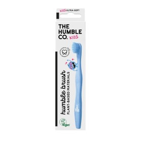 Humble Plant Based Toothbrush Kids Blue Παιδική Οδοντόβουρτσα Βιοδιασπώμενης Φυτικής Βάσης Χρώμα Μπλε 1 Τεμάχιο