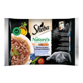 Sheba Promo Natures Collection σε Σάλτσα με Επιλεγμένα Θαλασσινά 4x85g