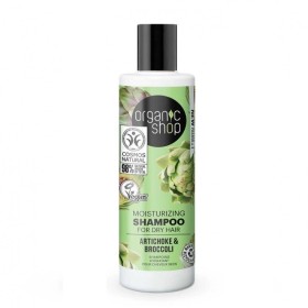 ORGANIC SHOP Moisturizing Shampoo Artichoke & Broccoli Σαμπουάν για Ξηρά Μαλλιά 280ml