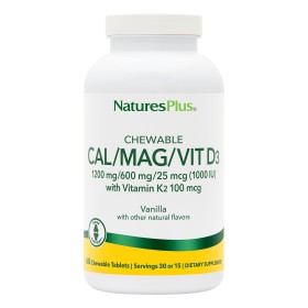 Natures Plus Cal/mag/ W/vit D & K2 Vanillia Φόρμουλα κατά της Οστεοπόρωσης & της Οστεοπενίας με Γεύση Βανίλια 60 Ταμπλέτες Natures Plus Cal/mag/ W/vit D & K2 Vanillia Φόρμουλα κατά της Οστεοπόρωσης & της Οστεοπενίας με Γεύση Βανίλια 60 Ταμπλέτες