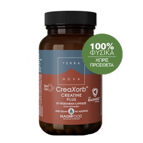 Terranova CreaXorb Creatine Plus για Ενίσχυση της Απόδοσης & της Μυϊκής Δύναμης 50 Κάψουλες Terranova CreaXorb Creatine Plus για Ενίσχυση της Απόδοσης & της Μυϊκής Δύναμης 50 Κάψουλες
