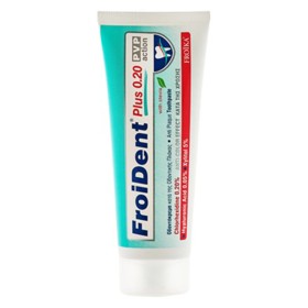 FROIKA FroiDent Plus 0.20 PVP action Anti-Plaque Toothpaste Οδοντόκρεμα κατά της Πλάκας & των Ερεθισμένων Ούλων 75ml