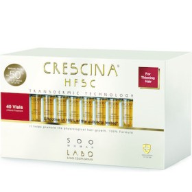 Crescina Hfsc Transdermic 500 Woman Αμπούλες Μαλλιών Ενίσχυσης Χρώματος 40x3.5ml Crescina Hfsc Transdermic 500 Woman Αμπούλες Μαλλιών Ενίσχυσης Χρώματος 40x3.5ml