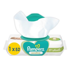 Pampers Sensitive Μωρομάντηλα 52 Tεμάχια