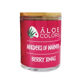 Aloe Colors Candle Αρωματικό Κερί Χώρου Berry Xmas 150g