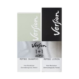 Version Promo Peptide Σαμπουάν για Αναζωογόνηση & Ενδυνάμωση 250ml & Peptide Lotion Λοσιόν Μαλλιών Ελάττωσης της Τριχόπτωσης 50ml Version Promo Peptide Σαμπουάν για Αναζωογόνηση & Ενδυνάμωση 250ml & Peptide Lotion Λοσιόν Μαλλιών Ελάττωσης της Τριχόπτωσης 50ml